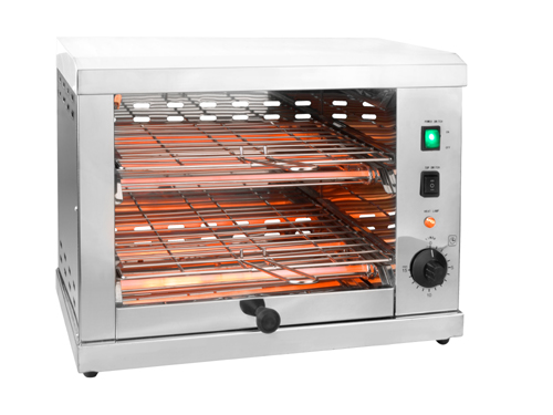 GRILL EL�CTRICO HORIZONTAL PARRILLA DOBLE 3000W